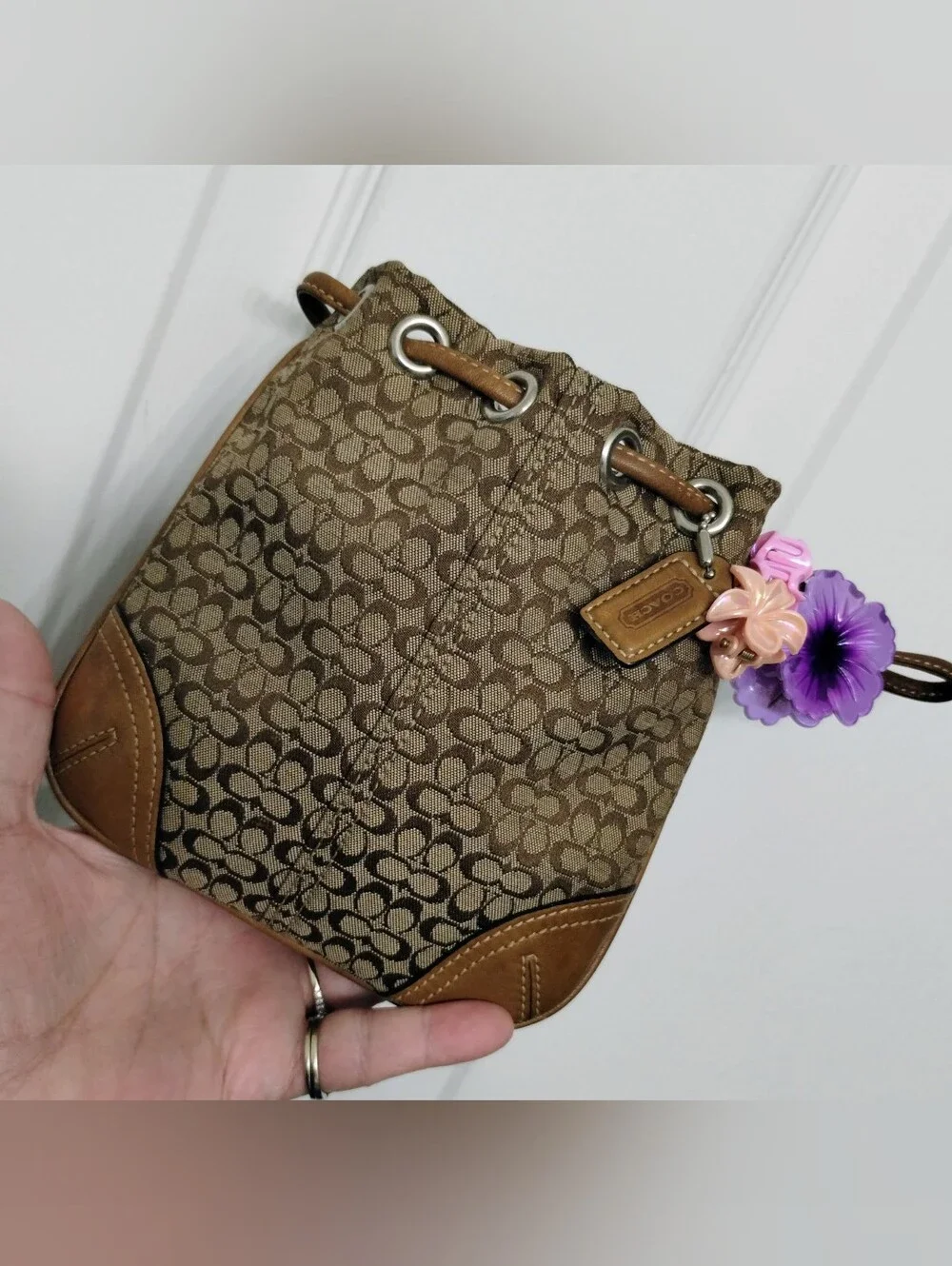 Coach Y2K Signature C Pouch RARE FIND